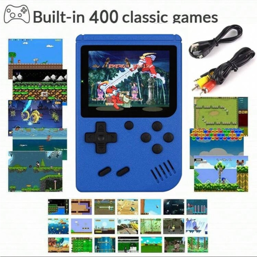 Retro Portable Handheld Mini 400 Games And In 1 Gaming Console Consola Game